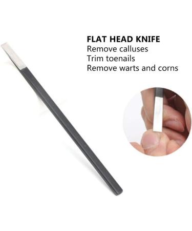 Professional Foot Callus Remover Set | Effective Dead Skin & Corn Removal Pedicure Knife & Rasp - Buy Online on GoSupps.com