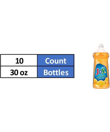 JOY Ultra Dishwashing Liquid - Orange Scent 10 Count 30 Oz Bottles | Eco-Friendly Long-Lasting Clean | International Shipping - Buy Online on GoSupps.com