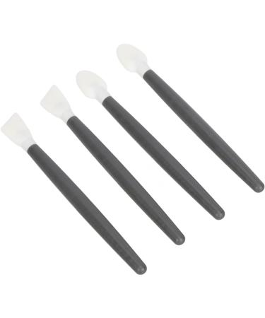 Reusable Swabs Durable Flexible 4 Pieces Silicone Makeup Brush Multipurpose Waterproof Compact for Lip Makeup - Buy Online on GoSupps.com