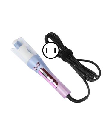 Portable Gradient Color Smart Automatic Hair Curler 100-240V Dual Use Curling Iron (US Plug)