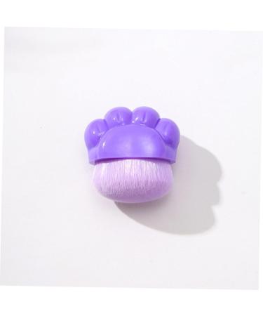 Healeved Cat Claw Foundation Brush Makeup Brush Blush Brush Portable Foundation Brush Powder Brush for Loose Powder Brush for Makeup Concealer Brush Travel Plastic Cosmetic Purple Cat Paw - Buy Online on GoSupps.com