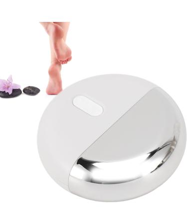 Rechargeable Electric Foot File Waterproof Foot Scrubber File Professional Pedicure Tools Removes Dead Skin Portable Battery 600mAh Safe To Use for Delicate Skin Care (White) - Buy Online on GoSupps.com