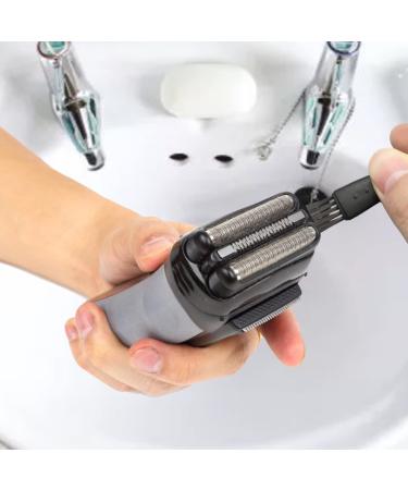 Double-Sided Electric Razor Brush & Cleaning Bag | Best Shaving Accessories for Men - International Shipping Available - Buy Online on GoSupps.com