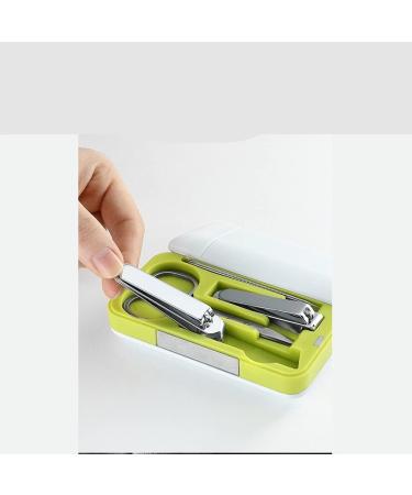 Nail Clippers Set Mini Nail Clippers Set Suitable for Gifts Portable Nail Clippers Man and Woman 9 Pieces Green - Buy Online on GoSupps.com