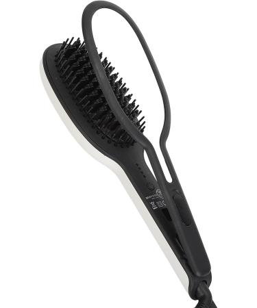 Buy Hair Straightener Brush - Hot Brush with Massage & Automatic Curler 110V for Effortless Hair Care - Buy Online on GoSupps.com