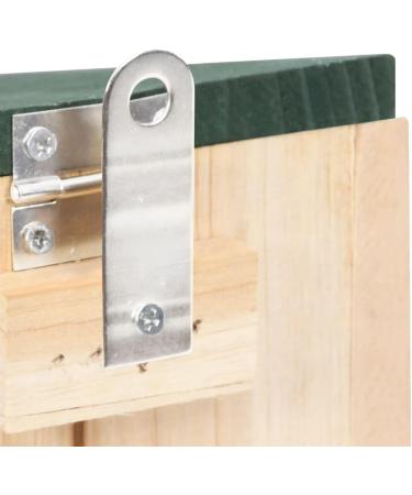 vidaXL 4x Firwood Squirrel Houses Garden Forest Wild Animals Wooden Holder Squirrel Peanut Butter Feeder Food House Feeding Station Box - Buy Online on GoSupps.com