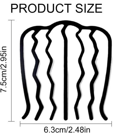 Vintage Hair Side Combs for Women and Girls - Set of 6 Metal Hair Combs Hair Comb Hair Fork Clip Side Comb Hair Accessories - Buy Online on GoSupps.com