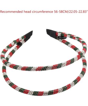 hgnxa Festive Christmas Headband Aesthetic Charm Hairhoop Festival Headdress Knotted Hairband French Style Headwear - Buy Online on GoSupps.com