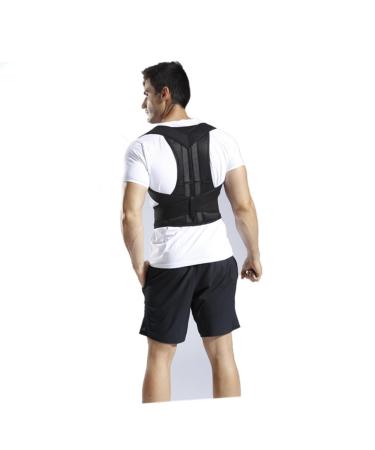 FOMIYES Lumbar Support Posture Brace - XXL Black Posture Support Belt for Men | International Shipping Available - Buy Online on GoSupps.com