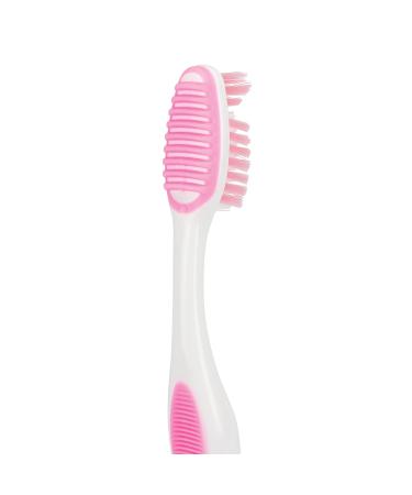 SmileGoods A352 Toothbrush - 35 Tuft Soft Bristle with Tongue Cleaner | 72 Individually Packaged Assorted Colors | Bulk Pack of Premium Toothbrushes - Buy Online on GoSupps.com