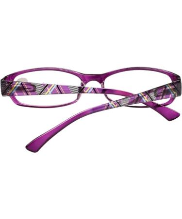 Buy IYNWBJTS Fashion Pattern 013 Purple Reading Glasses - Stylish & Comfortable 2.50 Prescription Eyewear for Elderly - Buy Online on GoSupps.com