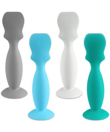 4 Pack Baby Diaper Cream Brush, Diaper Cream Spatula Applicator Silicone Baby Butt Paste Spatula for Babies, Newborn (Blue,Green,Gray,White) Blue, Green, Gray, White - Buy Online on GoSupps.com