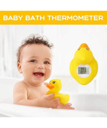 Digital Baby Bath Tub Thermometer - Upgraded Duck Toy with Temperature Alerts for Infants & Toddlers - Buy Online on GoSupps.com