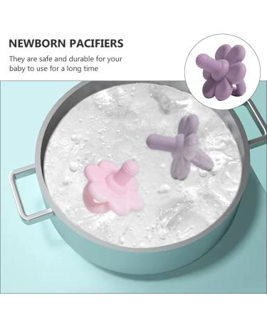 Toddmomy Kielzeute for Babies - 2PC Silicone Ring Pacifier & Chew Toy | Infant Teething Relief & Suction Aid - Buy Online on GoSupps.com