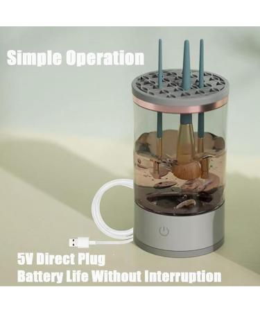 Pderlous Electric Makeup Brush Cleaner Automatic Cosmetic Brush Cleaner Makeup Brush Tools for All Size Beauty Makeup Brushes Set - Buy Online on GoSupps.com