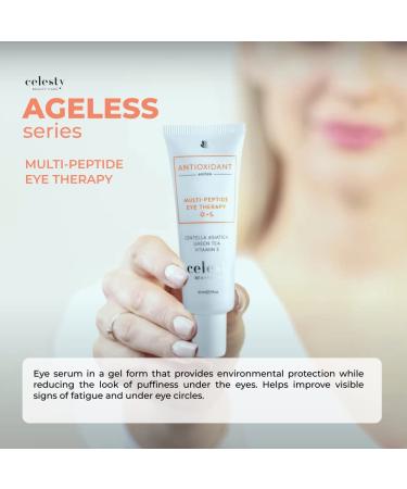 Celesty Beauty Anti-Aging Eye Serum - Peptide Moisturizing Eye Firming Cream for Puffiness Wrinkles & Fine Lines with Centella Asiatica - 1oz - Buy Online on GoSupps.com