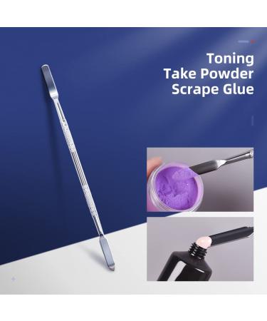 Rolabling 7.2 Pro Stainless Steel Makeup Spatula Double Sided Cosmetic Stirring Rod Nail Art Manicure Tool - Size 2 - Buy Online on GoSupps.com