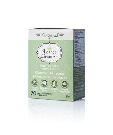 Leaner Creamer Sugar Free Coffee Creamer - Original Flavor (20 Servings) - Buy Online on GoSupps.com