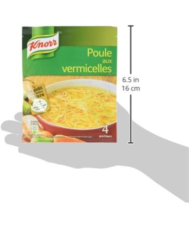Knorr Dehydrated Chicken Soup with Vermicelli for 4 People (Pack of 13 Sachets) - Buy Online on GoSupps.com