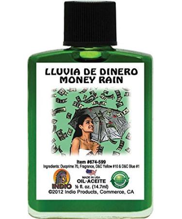 INDIO Oil- Money Rain Lluvia DE Dinero 1/2oz