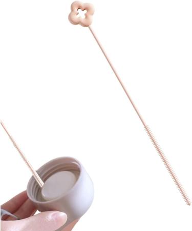 Straw Cleaner Brush - Baby Bottle Cleaner | Bottle Brushes for Cleaning | Crevice Cleaning Brush | Cleaning Brushes for Small Spaces | Silicone Straw Cleaner Brush Long Cleaning Brush for St Pink - Buy Online on GoSupps.com