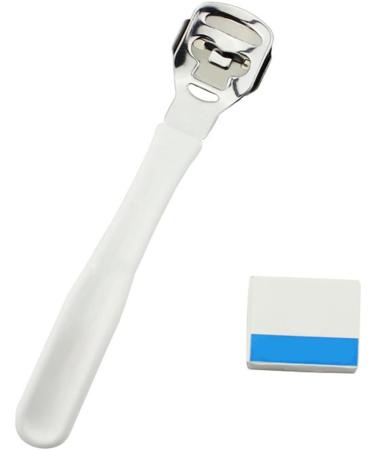 ROSENICE Stainless Steel Callus Plane with 20 Blades - Professional Foot Care Tool for Smooth Skin | Shop Internationally - Buy Online on GoSupps.com