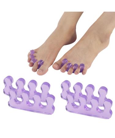 Weddhuis 4-part toe separator pedicure pedicure toe separator repeatable washable toenail divider toe separator for applying nail polish