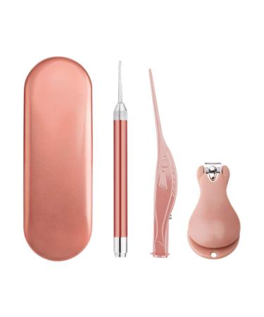 Milisten Nail Trimmers Kids Nail Clipper Set Ear Wax Removal Cleaner Nose Cleaning Tweezers Finger Toe Nail Manicure Tool for Children Boys Girls Toddler Nail Clippers