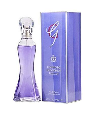 G By Giorgio By Giorgio Beverly Hills For Women. Eau De Parfum Spray 3 Ounces Golden Elf Sundust Orchid Rainbow Waterlily Cantaloupe Melon Pink Grapefruit Pineapple White Hyacinth Pink Tea Magnolia Frangipani Flower Ginger Lily Indian Jasmine White Peach 