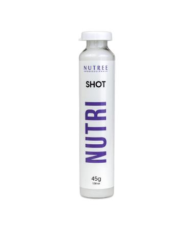 Nutree Professional Hair Treatment with Hyaluronic Acid (1.58 oz) - Linseed Oil Infused Deep Nourishment Hydration and Repair for Dry Damaged Hair Nutrition