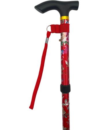 Comfort Axis Walking Cane or Stick Stretchable Elastic Wrist Straps Red Pack of 2 - Buy Online on GoSupps.com