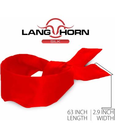 Silk Satin Blindfold Eye Cover Set - Valentine Gift - 155cm - Black & Tomato Red - Buy Online on GoSupps.com