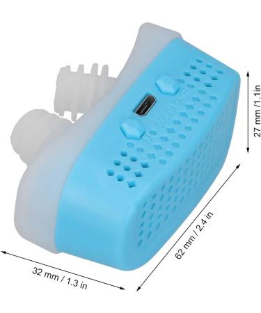 Portable Anti-Snoring Device - Electric Solution for Heavy Snorers | Shockproof Design & Air Purifier - Reduce Snoring (Blue - Buy Online on GoSupps.com