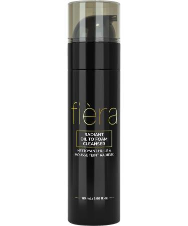 FI RA Oil to Foam Daily Facial Cleanser Truffle Oil Complex Fermented Plant Oils & Glycerin Moisturizing and Nourishing Soap-Free Cruelty-Free All Skin Types 110ml 3.88 fl oz