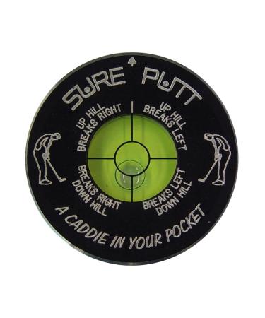 Sure Putt - Golf Putting Aid & Green Reader - Black