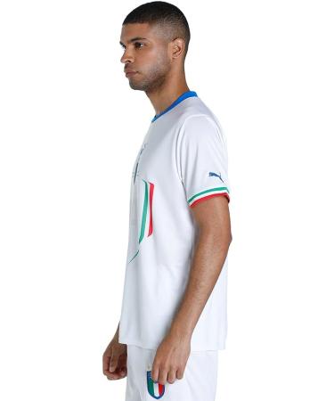 PUMA Men's 2022/23 Official Away Jersey - White & Ultra Blue | International Shipping Available - Buy Online on GoSupps.com