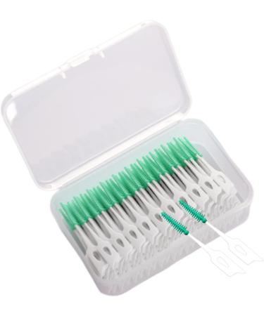 160 Pcs Silicone Interdental Brushes - Soft & Elastic Tooth-Marching Sticks for Gum Massage - Portable Green Tooth Silk - Buy Online on GoSupps.com