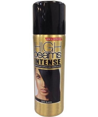High Beams Intense Temporary Spray On Hair Color - 20 Black 6 oz.