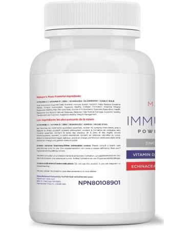 Elderberry with Zinc and Vitamin C - Immune Support Vitamins for Women and Men - Immune Defense Antioxidant Supplement for Adults - 60 Ct - Buy Online on GoSupps.com