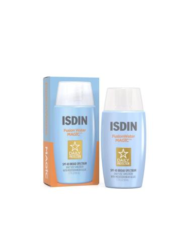 Fusion Water MAGIC Ultralight Broad Spectrum SPF 40 Sunscreen with Hyaluronic Acid and Vitamin E 50ml 1.7 Fl Oz (Pack of 1)