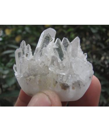SDWGLD Healing Aura Crystal. 55g Tibet's Natural Clear Quartz Crystal Specimen