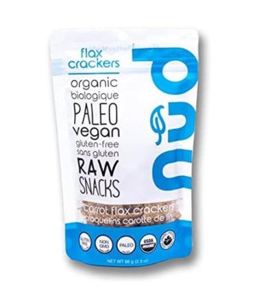 Nud crackers gluten free low carb Carrot 2.3 Oz keto food