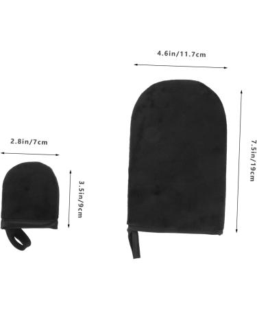 Healeved 5 Sets Tanning Gloves Nail Art Gel Manicure Gloves Versatilen Gel Nail Gloves Uv Protection Self Tanner Mitt Nail Gel Nail Art Supplies Face Tan Mitt Uv Gloves Pe Black Agent or - Buy Online on GoSupps.com