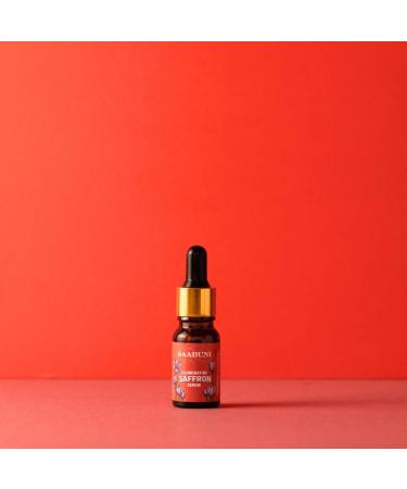 Saabuni Illuminating Anti Aging Serum for Face Pure Ayurveda Saffron Oil for Skin Glow Fine Line and Wrinkles Vegan All Natural Face Oil 10 ml - Buy Online on GoSupps.com