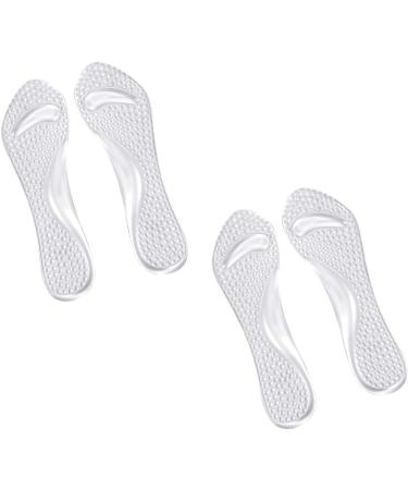 Shop NOLITOY Non-Slip Gel Insoles - 4 Pairs High Heel Cushions & Comfort Shoe Pads for Arch Support - Ideal for Ladies - Buy Online on GoSupps.com