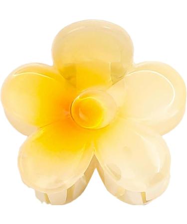 Flower Clips | Cute Hawaiian Flower Hair Clips Strong Hold Hair Clips Flower Fashionable Hair Accessories For Thick Thin Hair Women Girlsl Gradient custard - Buy Online on GoSupps.com