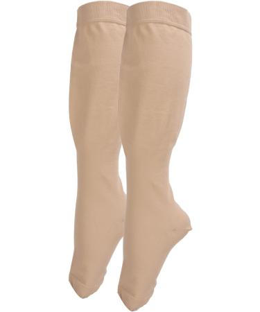 Knee-High Compression Stockings 23-32 mmHg for Varicose Veins | Improved Blood Circulation | Support for Nurses Running & Hiking | Plus Size 3XL - Buy Online on GoSupps.com