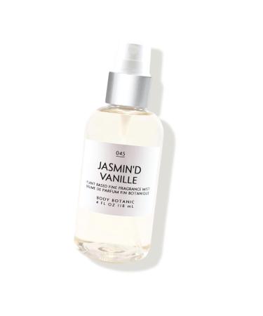 Jasmin'd Vanille Fine Fragrance Mist 4 Fl Oz 118 Ml an Irresistible Blend of Mysterious Jasmine Creamy Vanilla and Madagascar Vanilla - with Plant Extracts