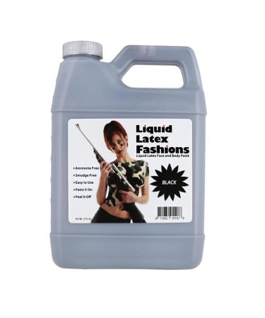 Black 32 Oz - Liquid Latex Body Paint  Ammonia Free No Odor  Easy On and Off  Cosplay Makeup  Creates Professional Monster  Zombie Arts - Buy Online on GoSupps.com