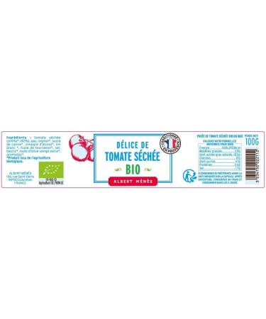 Albert Menes AM Organic Les Spreadables Dried Tomato Cream 100 g - Buy Online on GoSupps.com